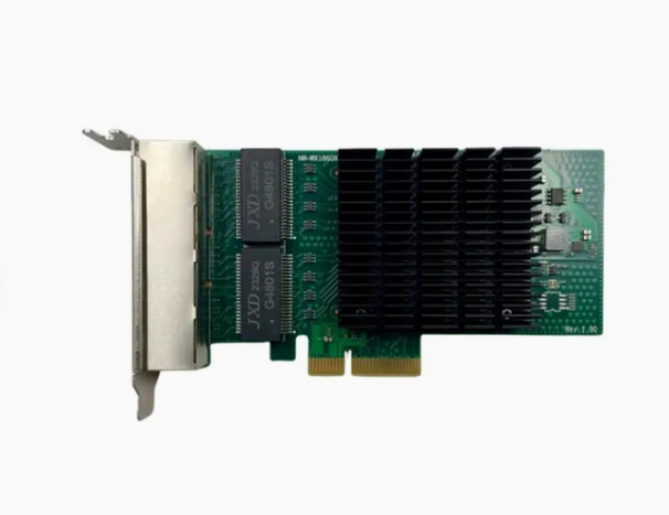 Hz11860t4 Gigabit Four-Port Ethernet Pcie Network Card Internal Wireless Server Application with RJ45 Interface Products Stock