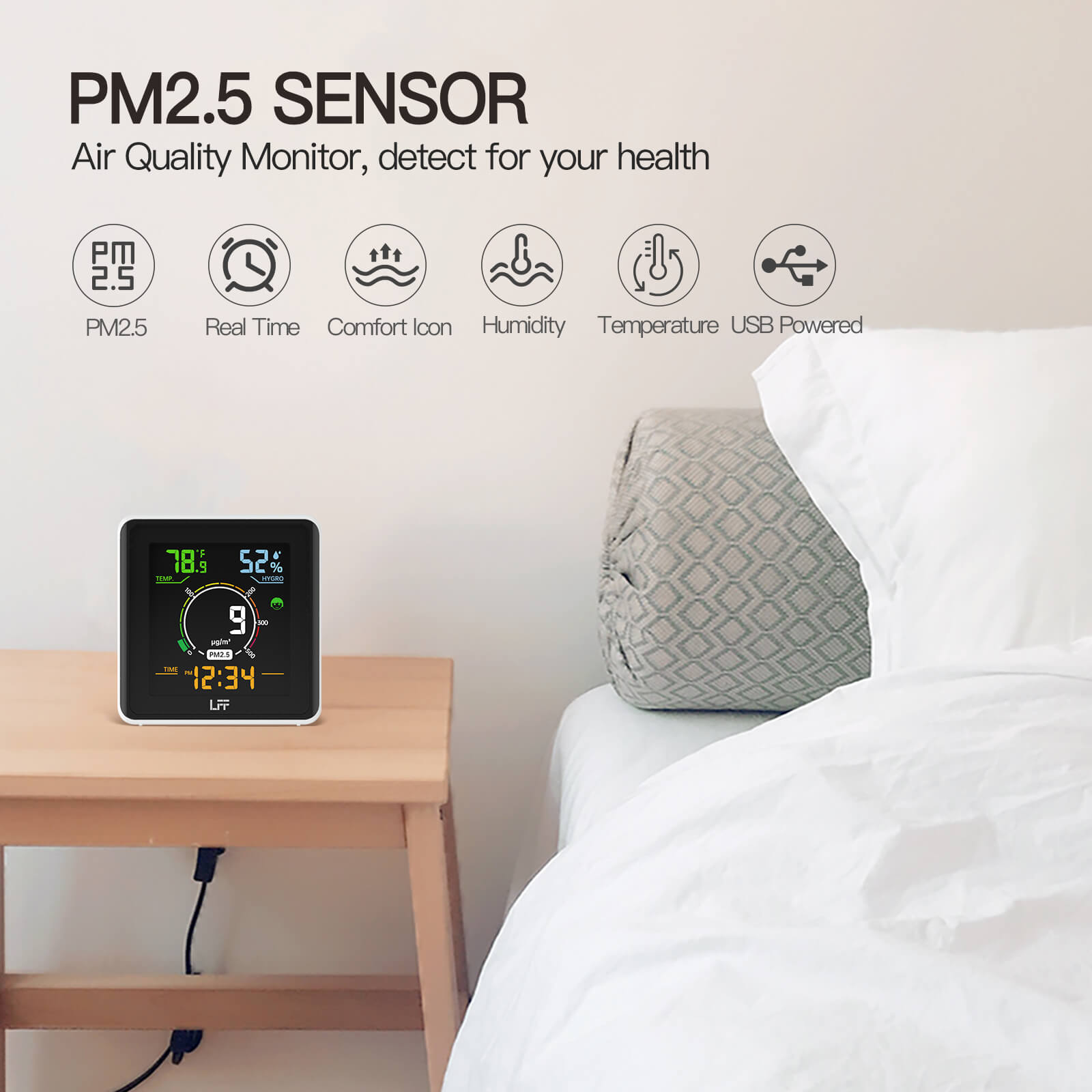 LFF PM2.5 Air Quality Monitor LAQ924