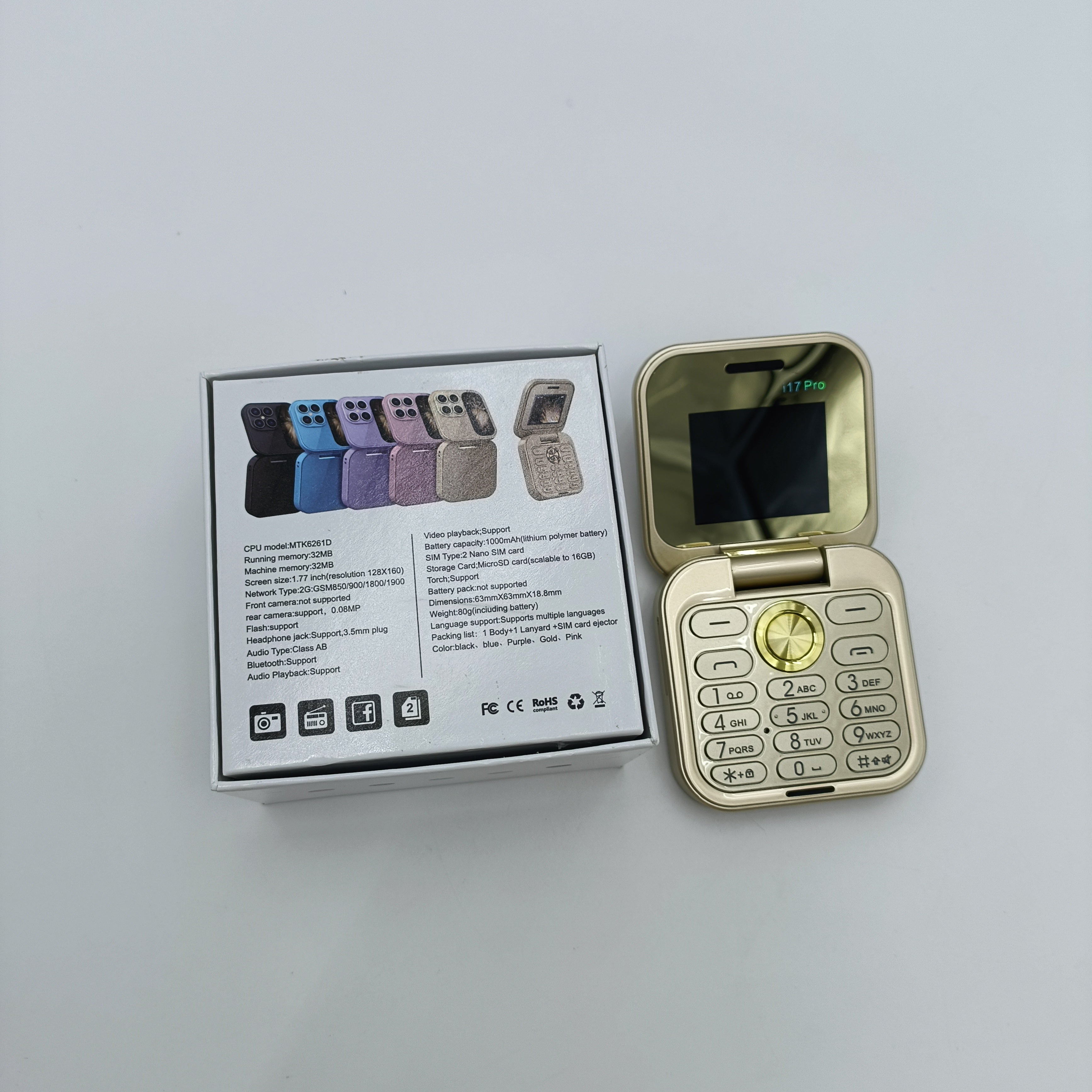 LFF Unlocked Flip Phone for Seniors