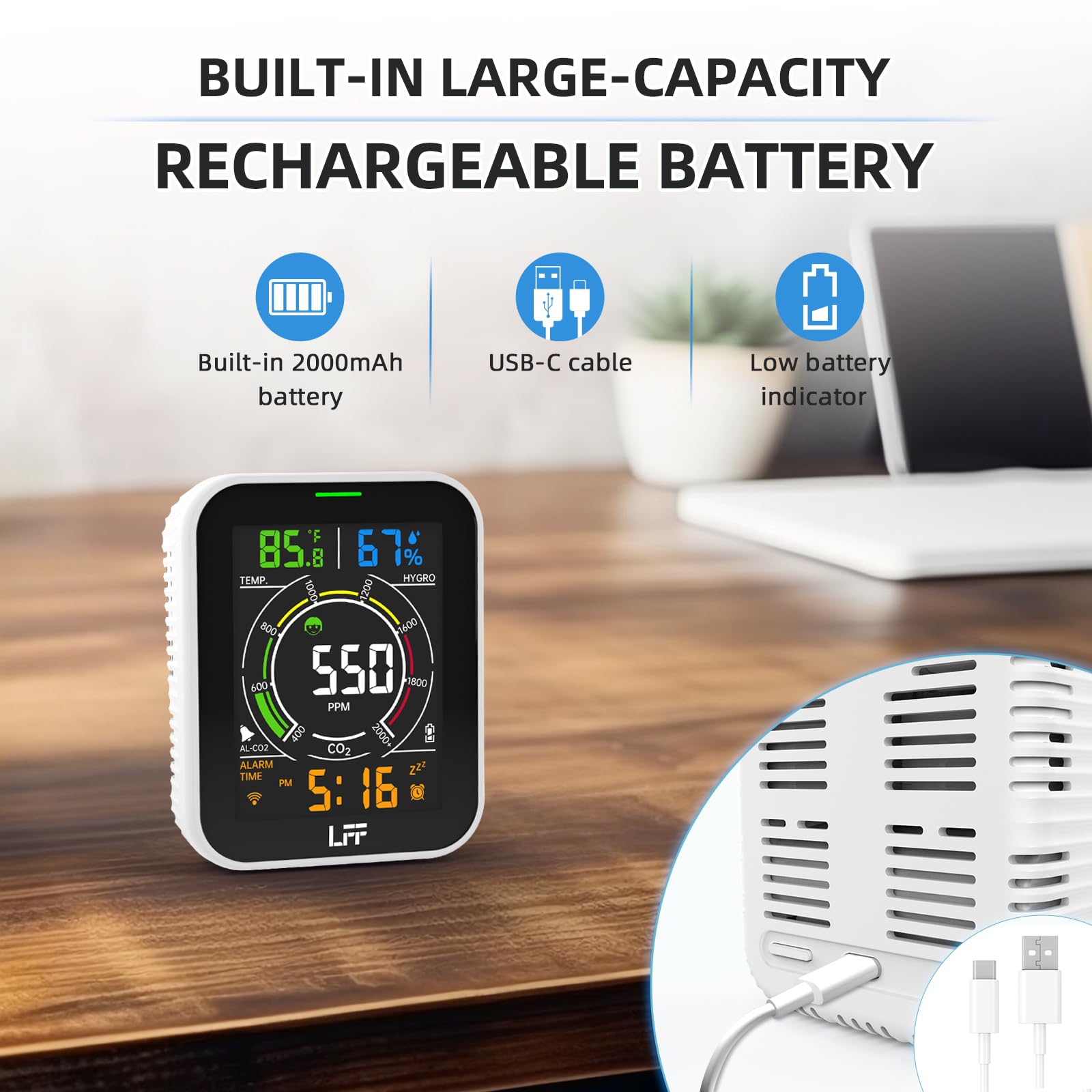 LFF LAQ-963 WIFI Carbon Dioxide Meter