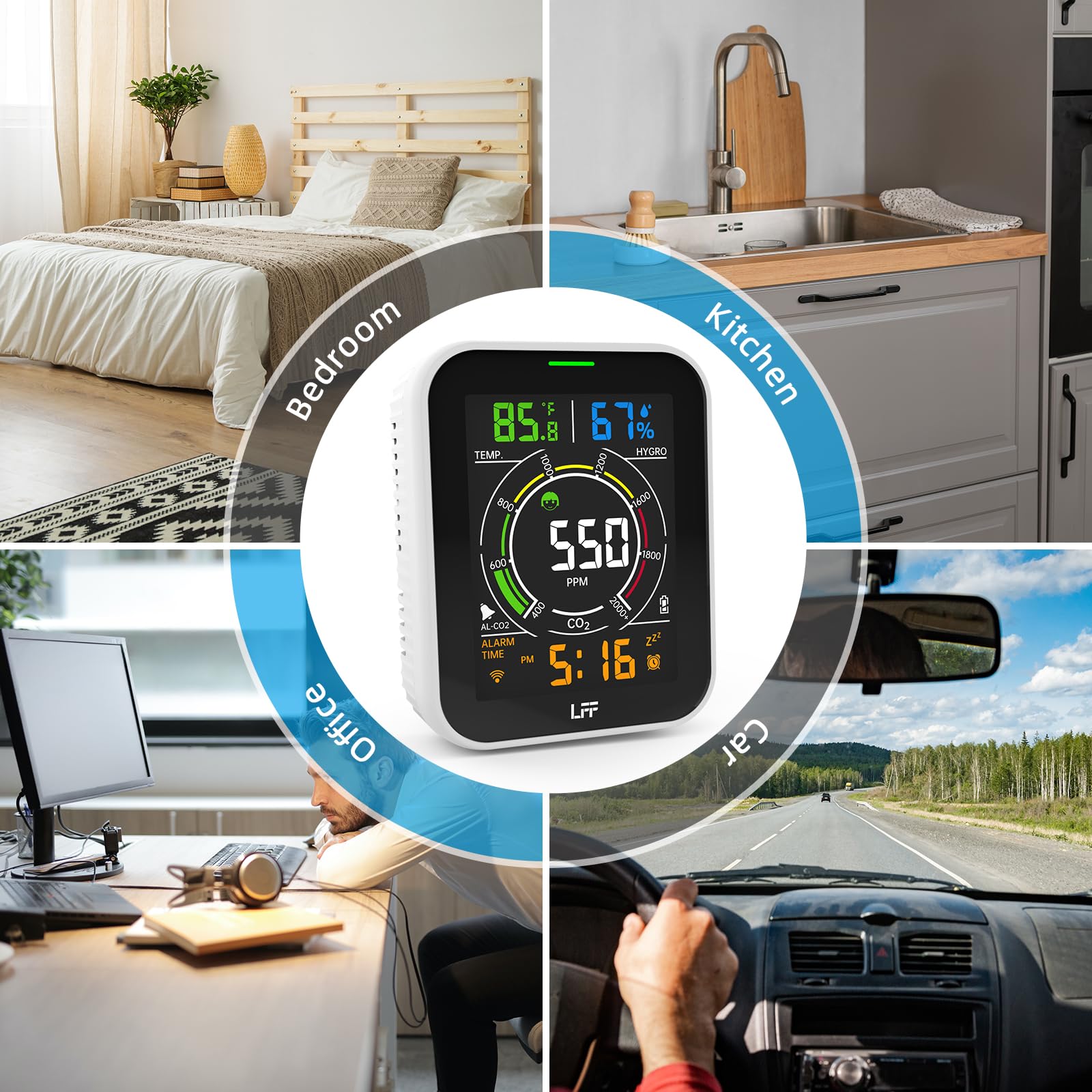 LFF LAQ-963 WIFI Carbon Dioxide Meter
