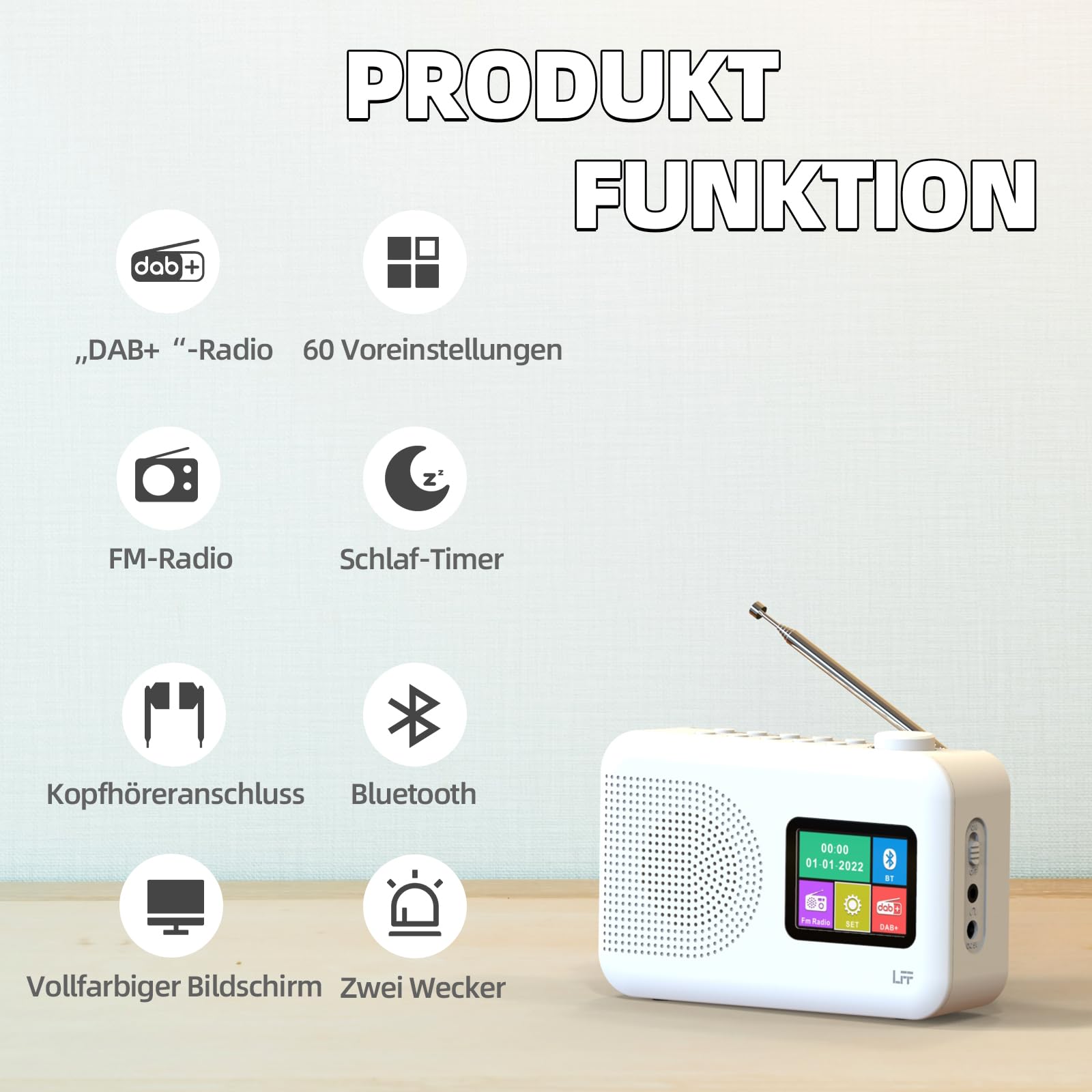 LFF Digital Dab Radio LDR107