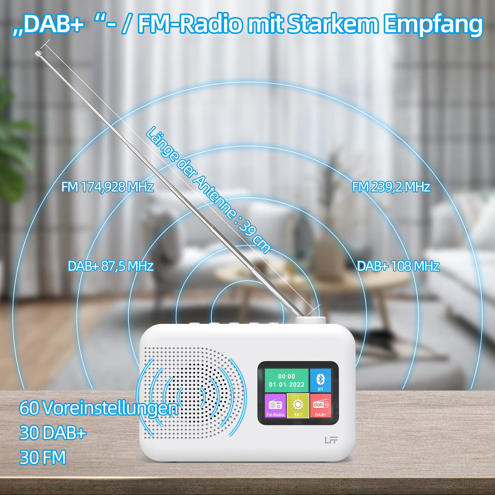 LFF Digital Dab Radio LDR107