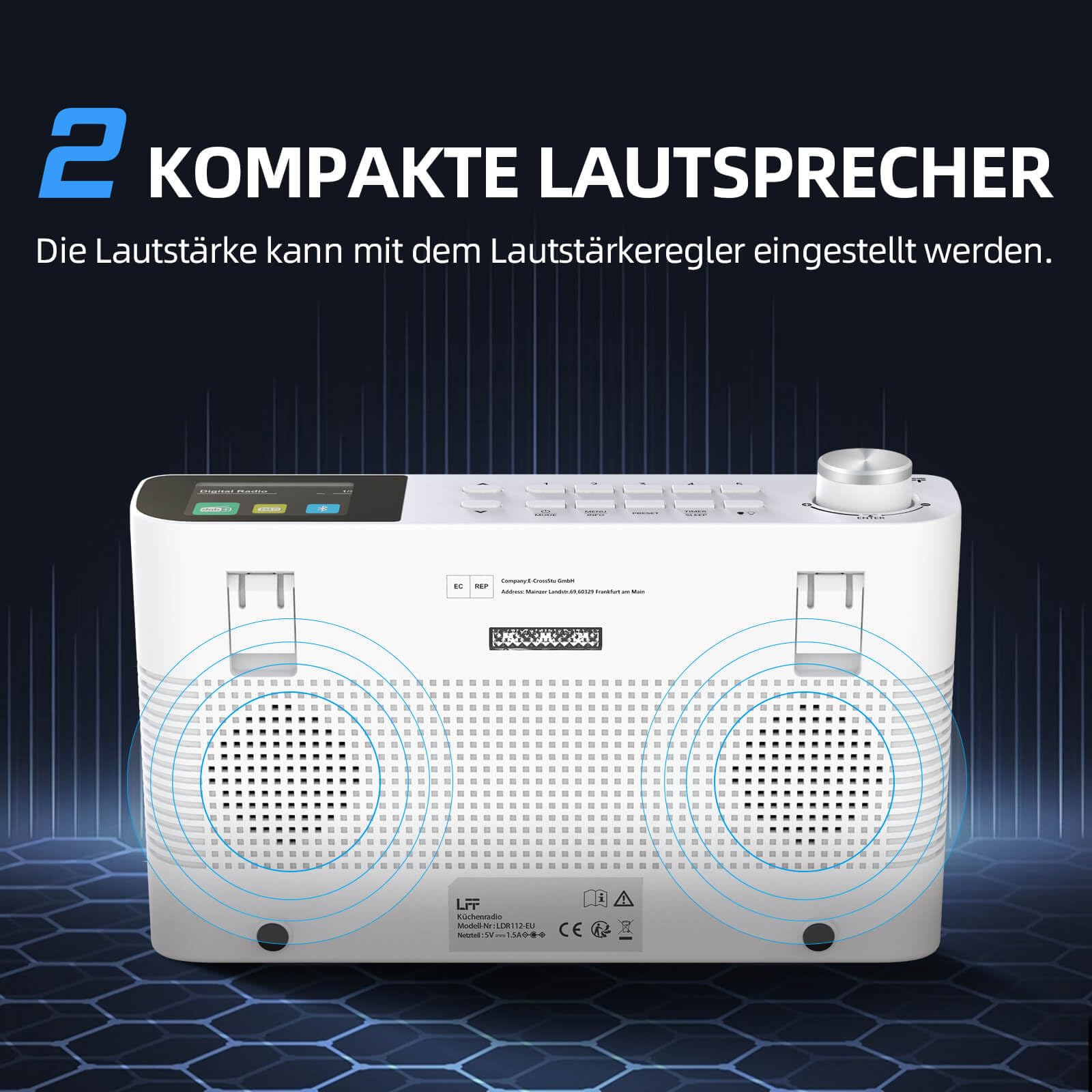 LFF Kitchen Dab Radio LDR112