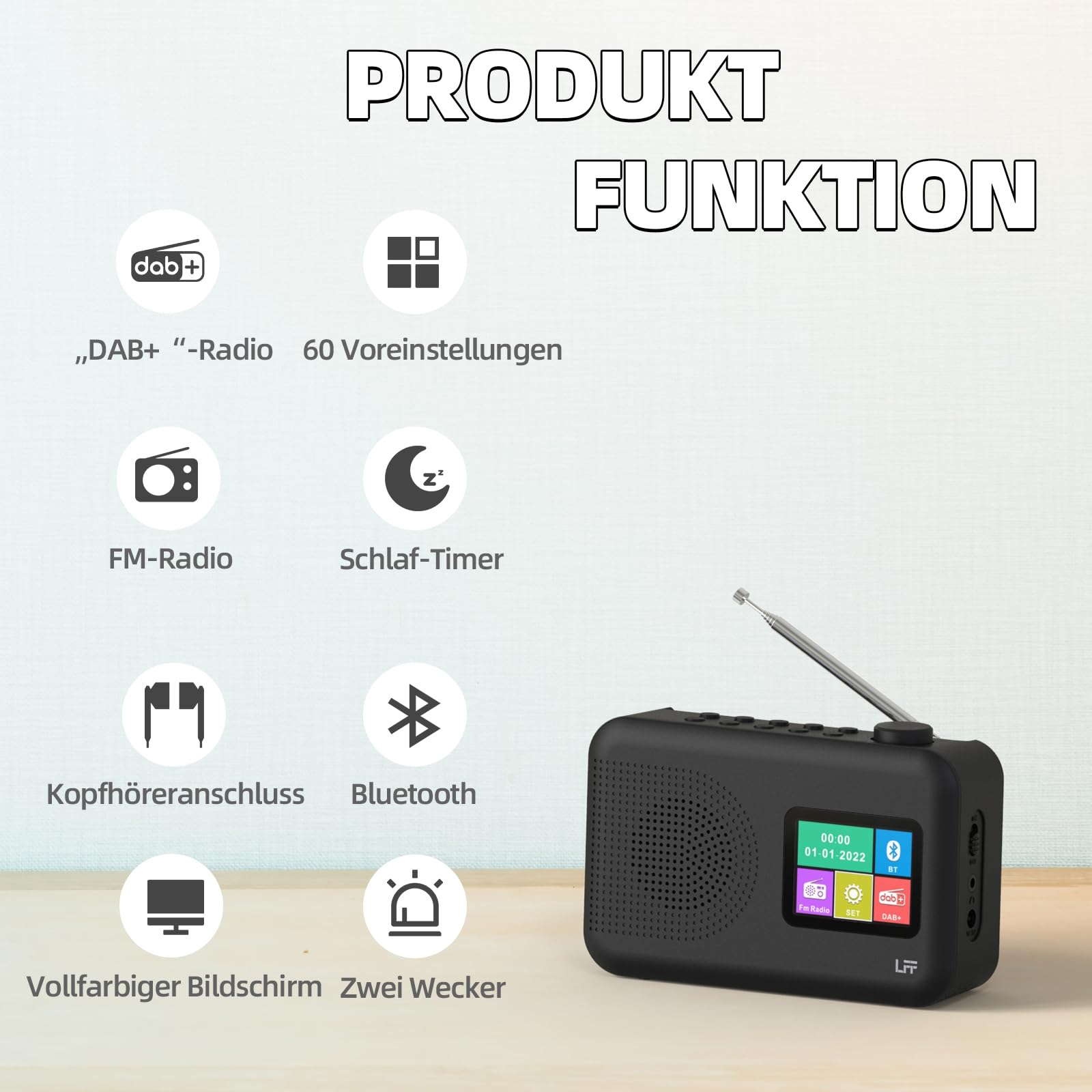 LFF Digital Dab Radio LDR107