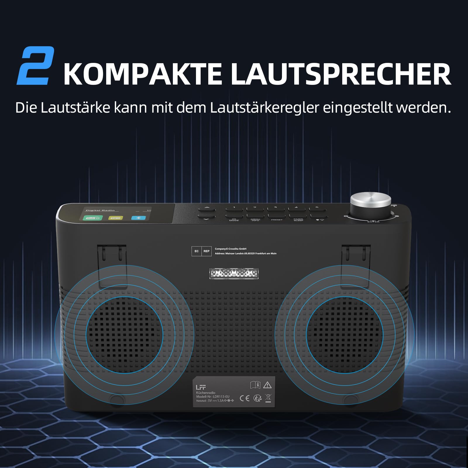 LFF Kitchen Dab Radio LDR112